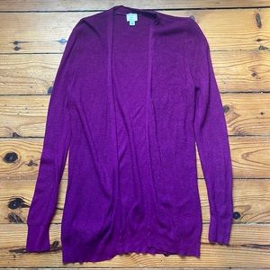 Purple Target A New Day long cardigan